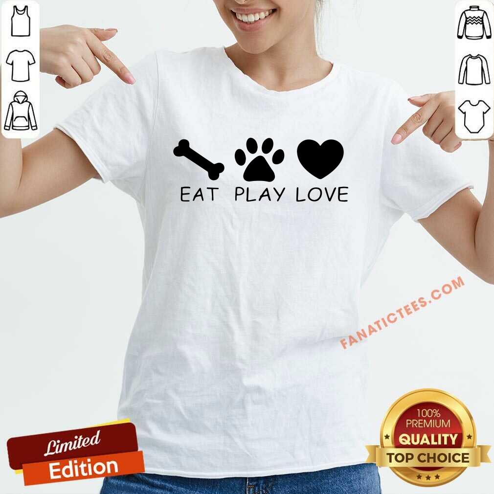 Eat Play Love Dog Heart Paw Shirt