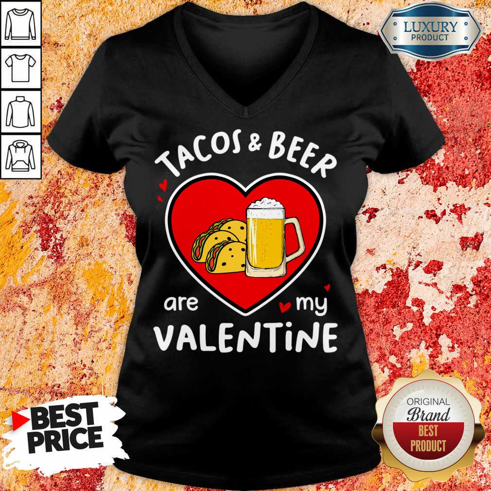 Ecstatic Tacos And Beer Are 4 My Valentine Shirt