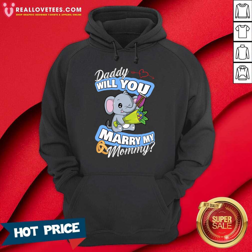 Elephant Daddy Will You Marry Mommy Shirt