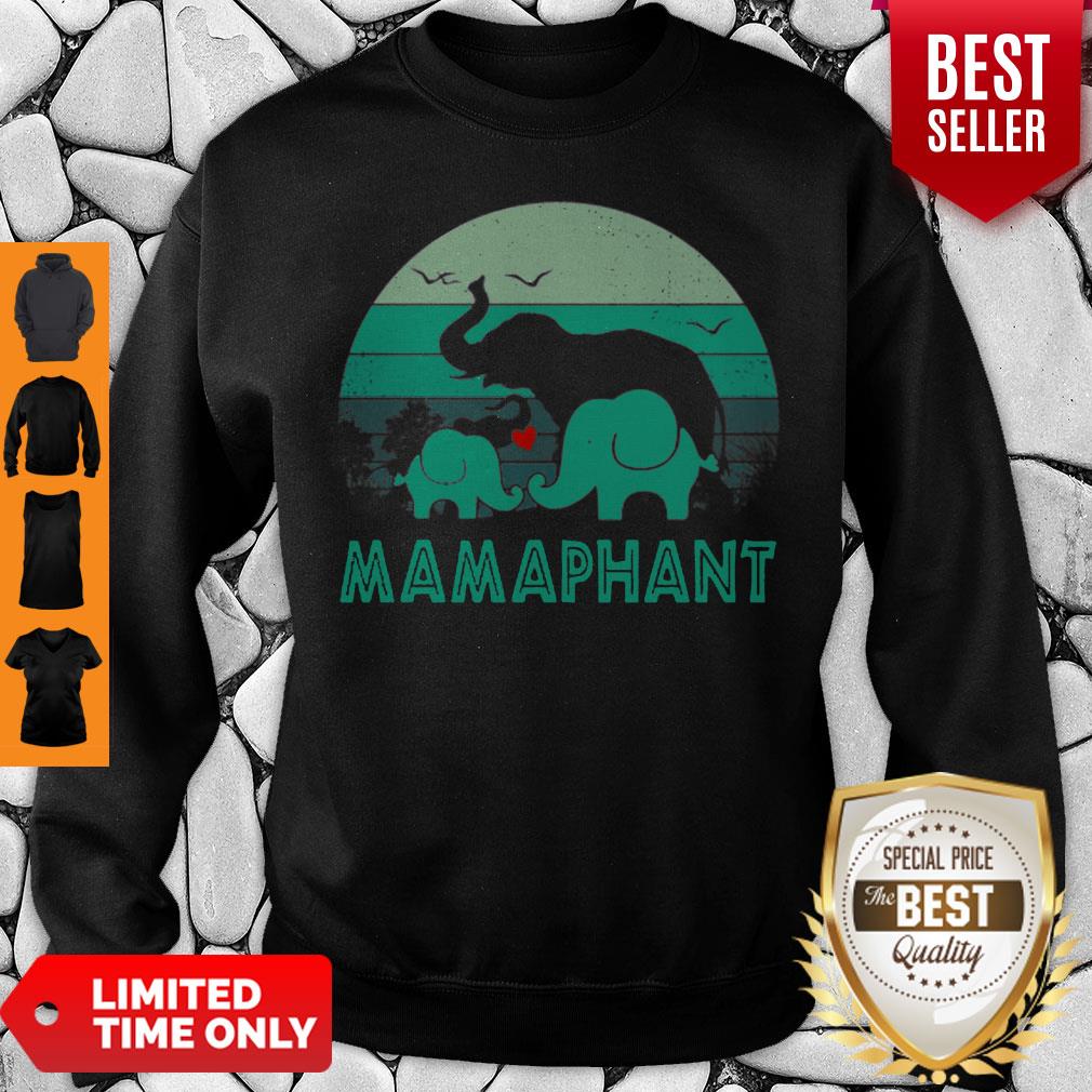Elephant Love Mamaphant Vintage Mother Day Shirt
