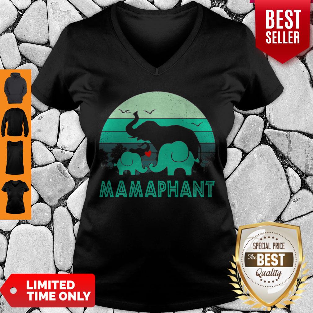 Elephant Love Mamaphant Vintage Mother Day Shirt