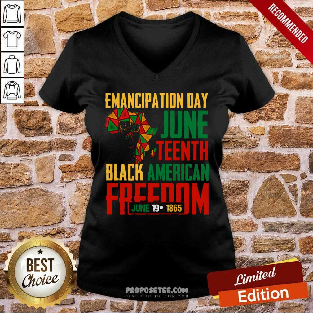 Emancipation Day Juneteenth Black American Freedom June 19th 1865 Shirt