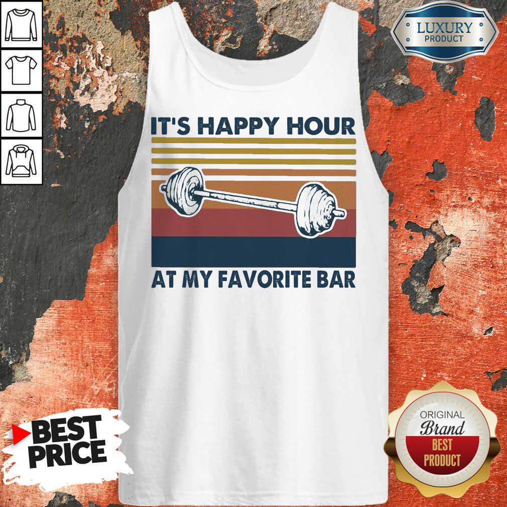 Embarrassed Its Happy 1 Hour At My Favorite Bar Vintage Retro Shirt