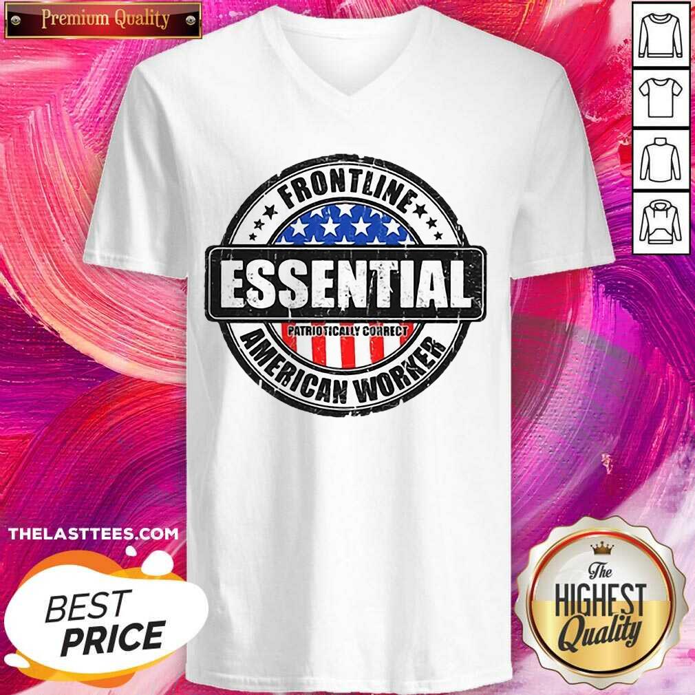 Excellent Frontline Essential American Worker American Flag Shirt