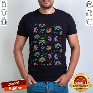 Pug Sugar Skulls And Goldenrod Pug Faces Shirt