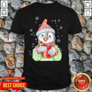 Pretty Penguin Warm Winter Christmas Shirt