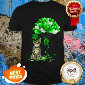 Nice Cat Balloons Heart St. Patrick’s Day 2020 Shirt