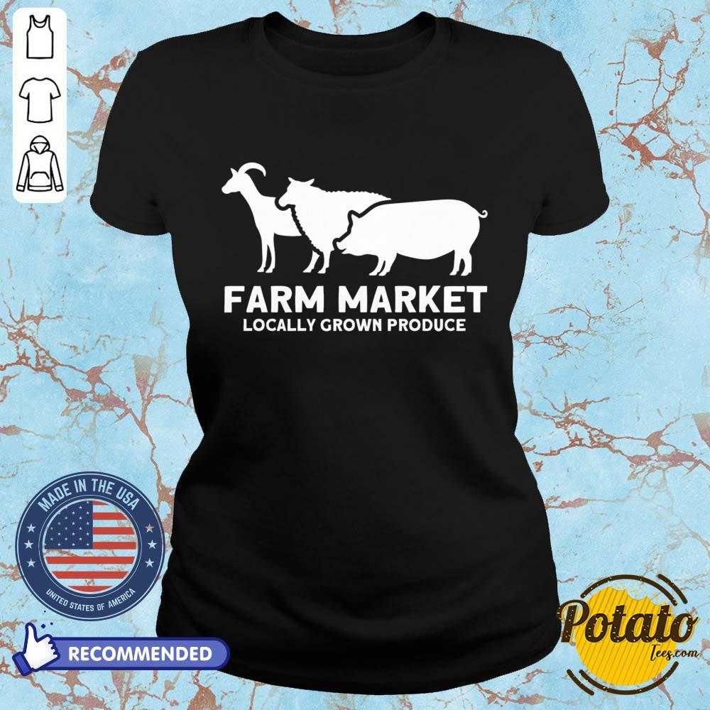 Farm Market Locally Grown Produce Shirt