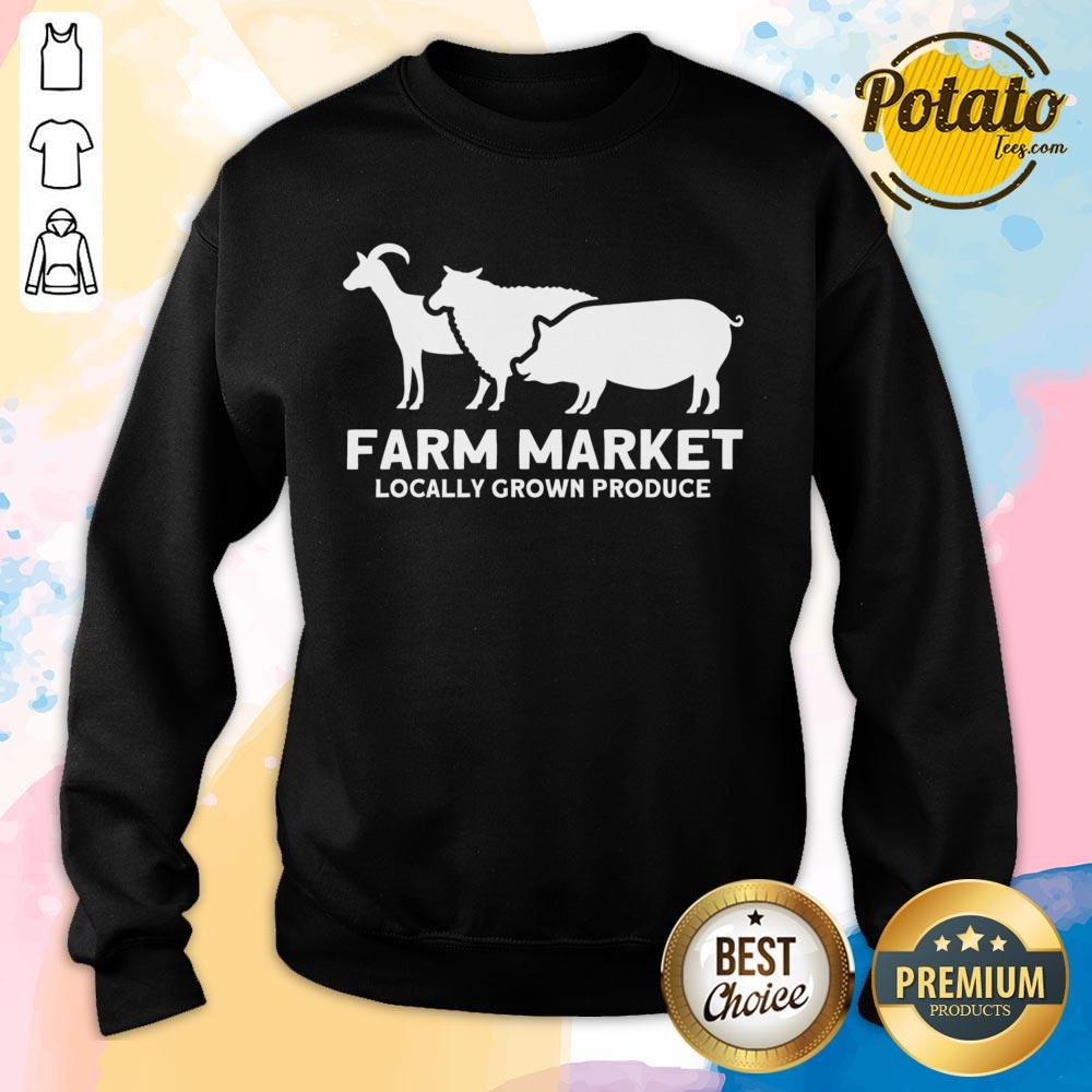 Farm Market Locally Grown Produce Shirt
