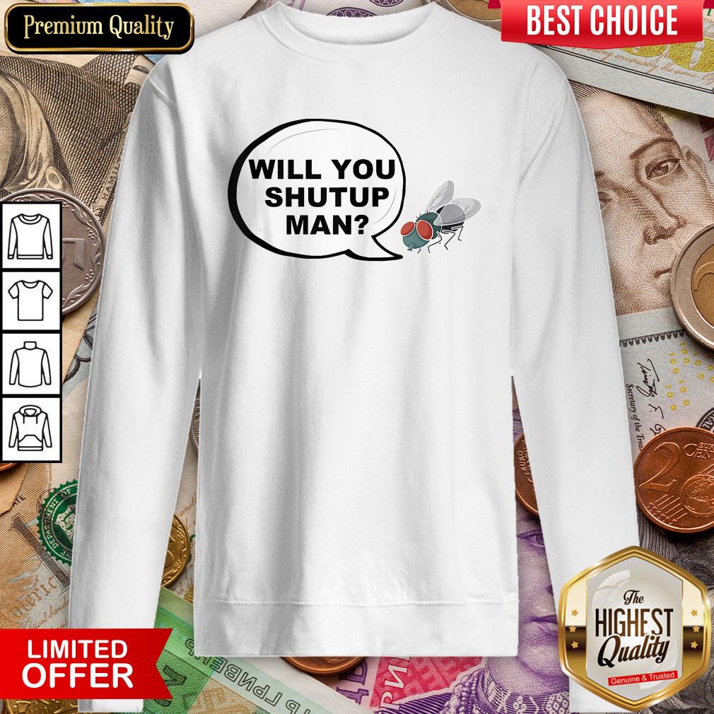 Fly Hits Mike Pence White Swatter T-Shirt