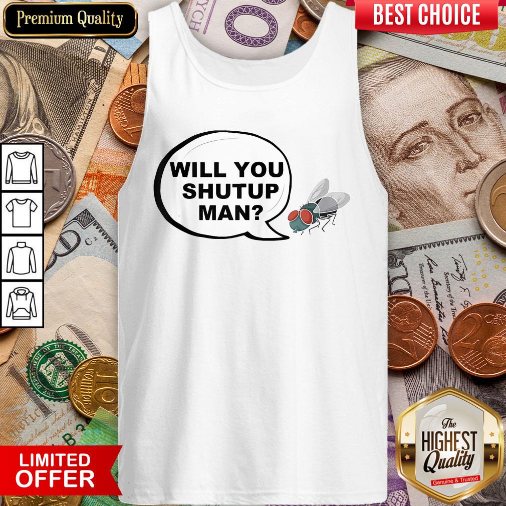 Fly Hits Mike Pence White Swatter T-Shirt