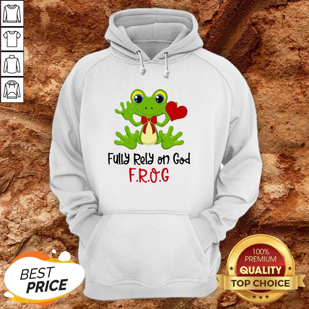 Frog Heart Fully Rely On God Shirt