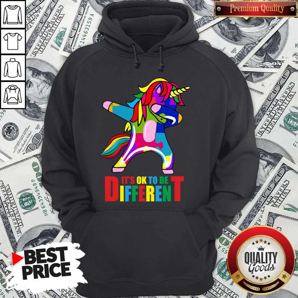 Funny Autism Unicorn It’s Ok To Be Different Shirt