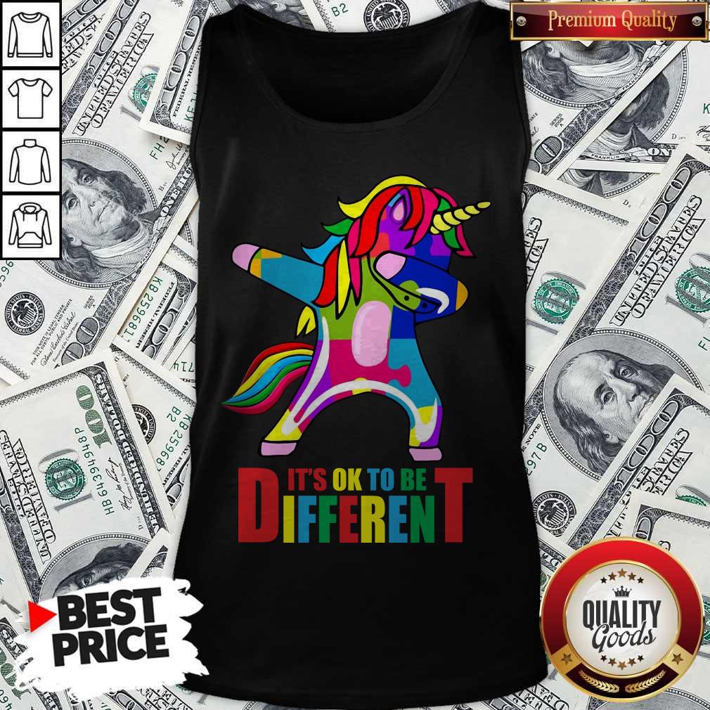 Funny Autism Unicorn It’s Ok To Be Different Shirt