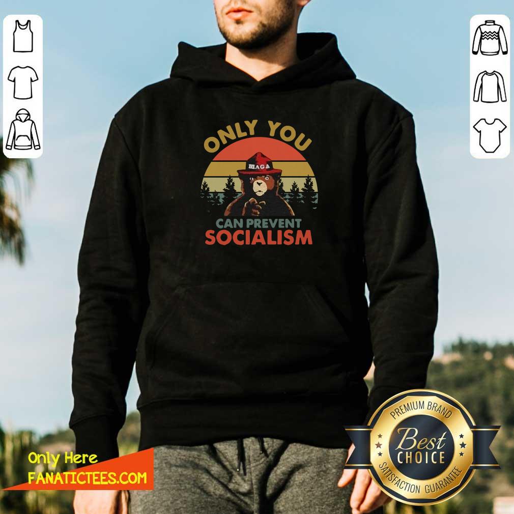 Funny Bear Only You Can Prevent Socialism Vintage Shirt