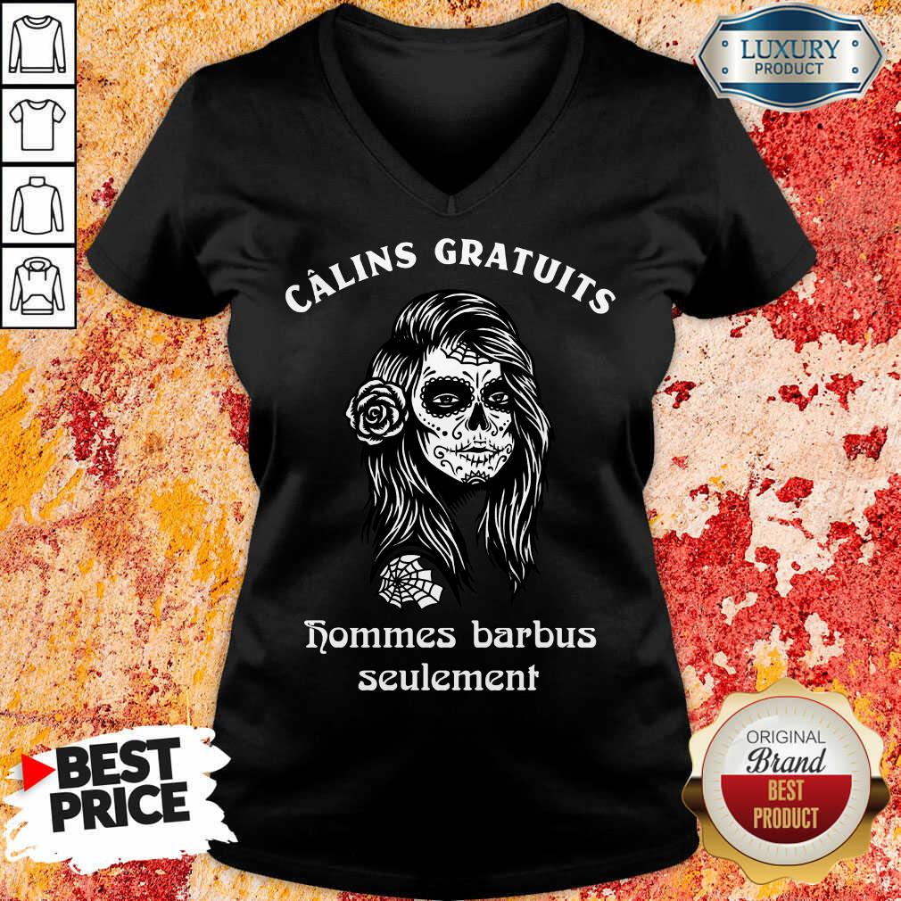 Funny Cinco De Mayo Câlins Gratuits Hommes Barbus Seulement Shirt