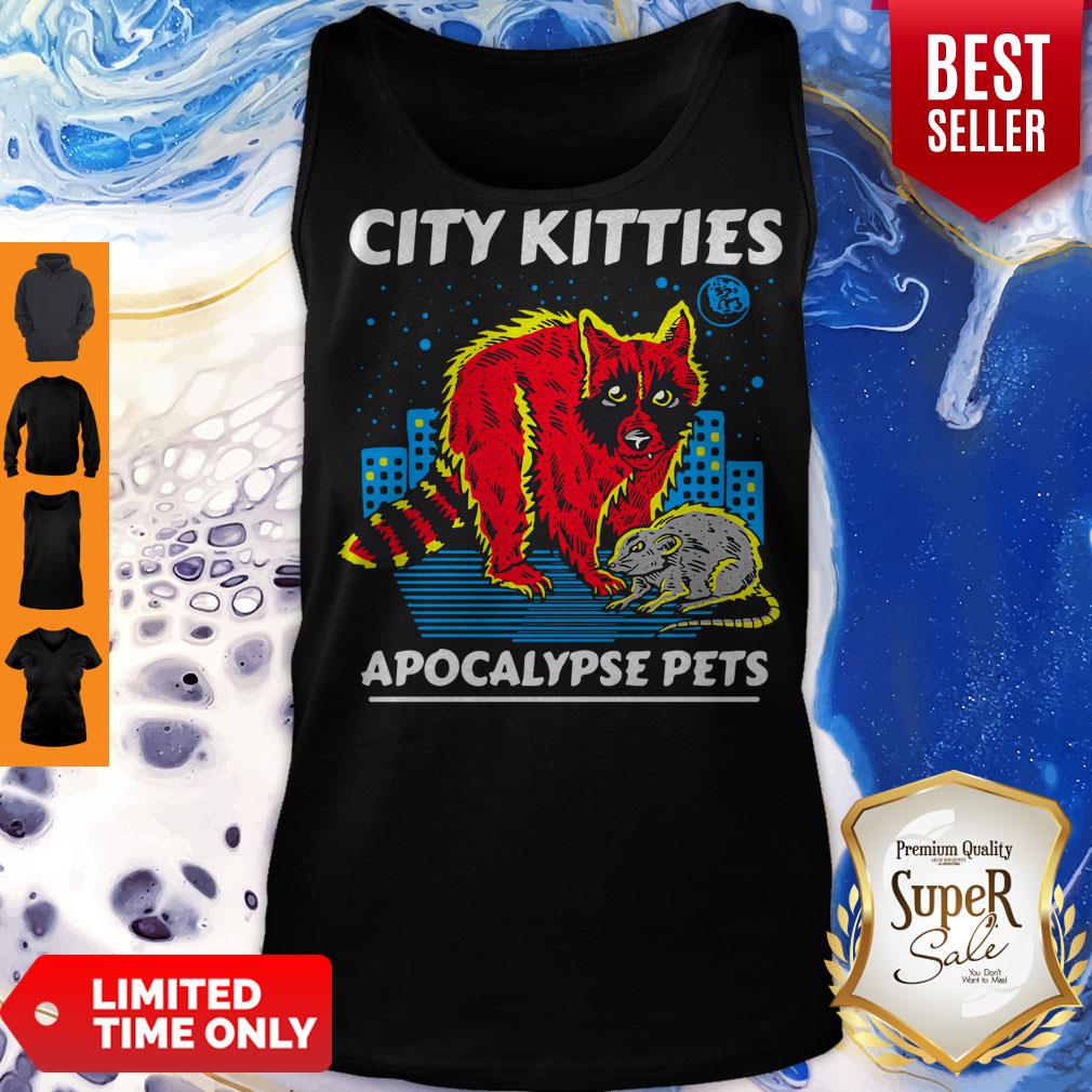 Funny City Kitties Apocalypse Pets Shirt