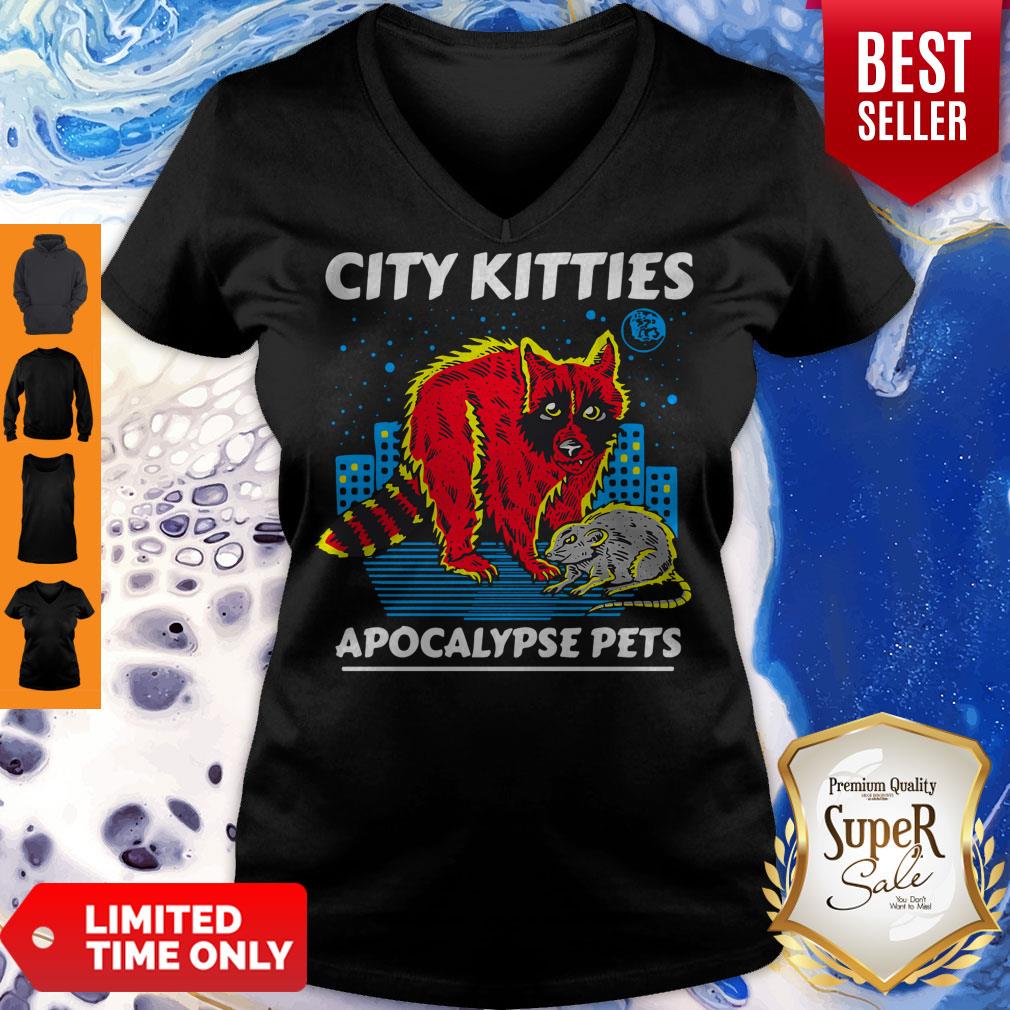 Funny City Kitties Apocalypse Pets Shirt