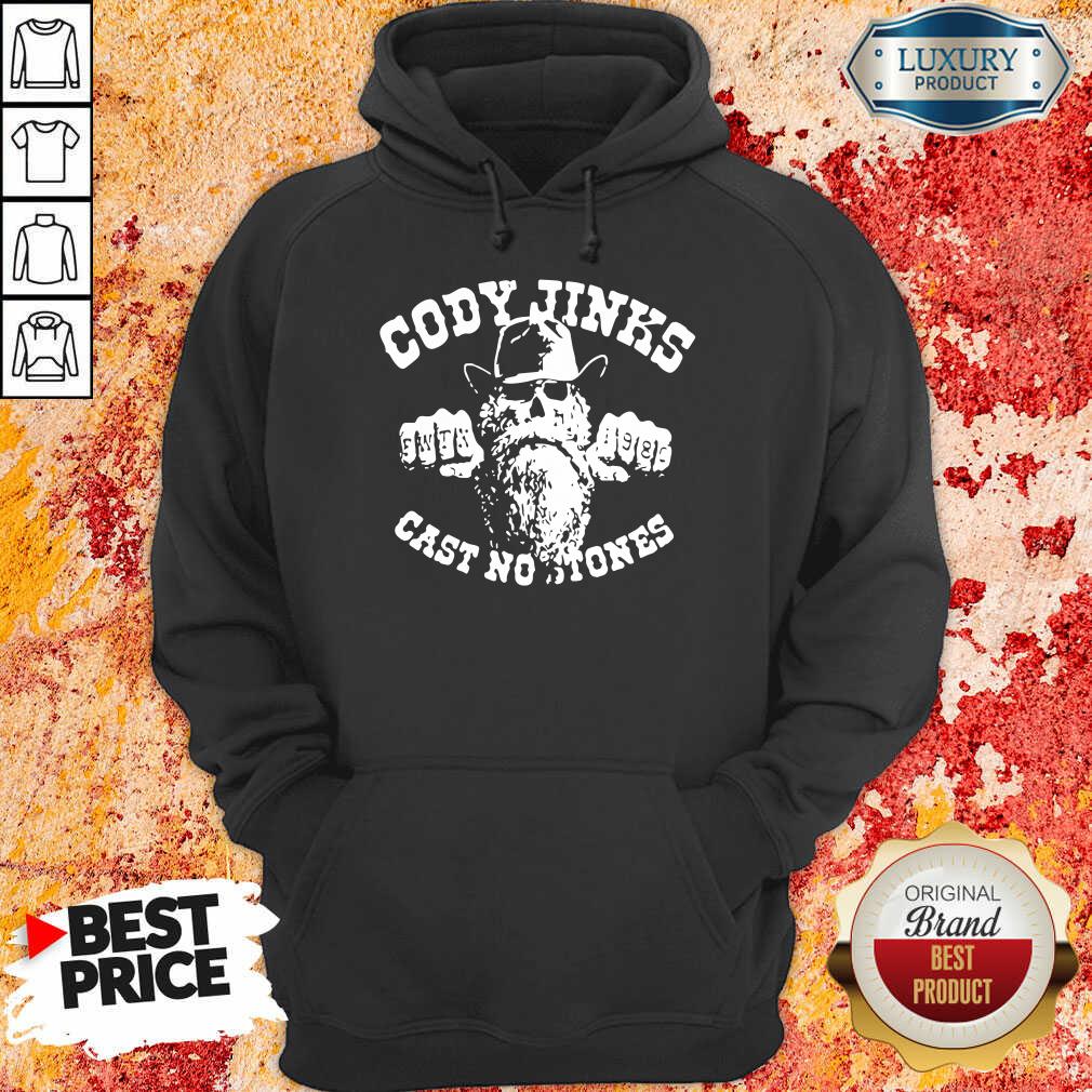 "Funny Cody Jinks Cast No Stones Shirt "