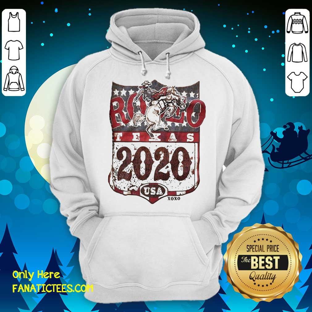 Funny Cowboy Rodeo Texas 2020 Ameican Flag Shirt