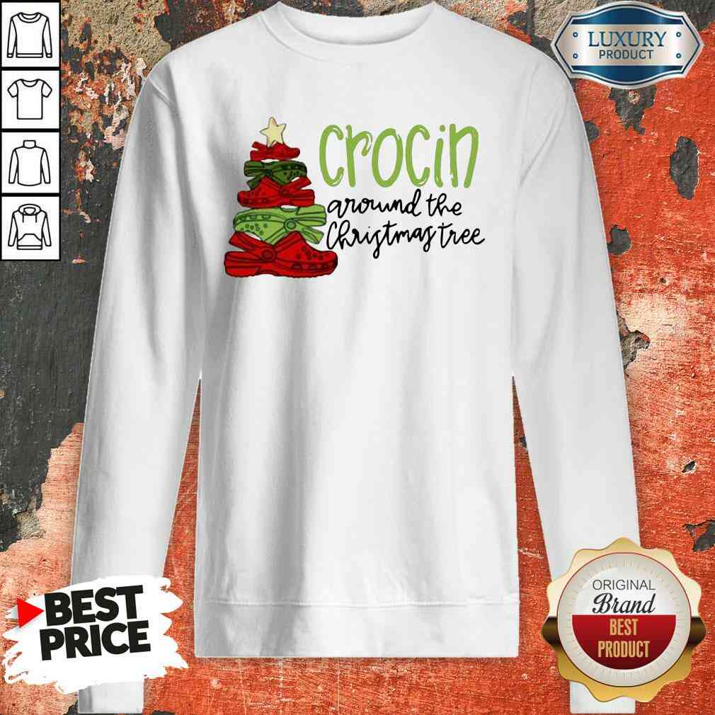Funny Crocin Around The Christmas Tree Shirt