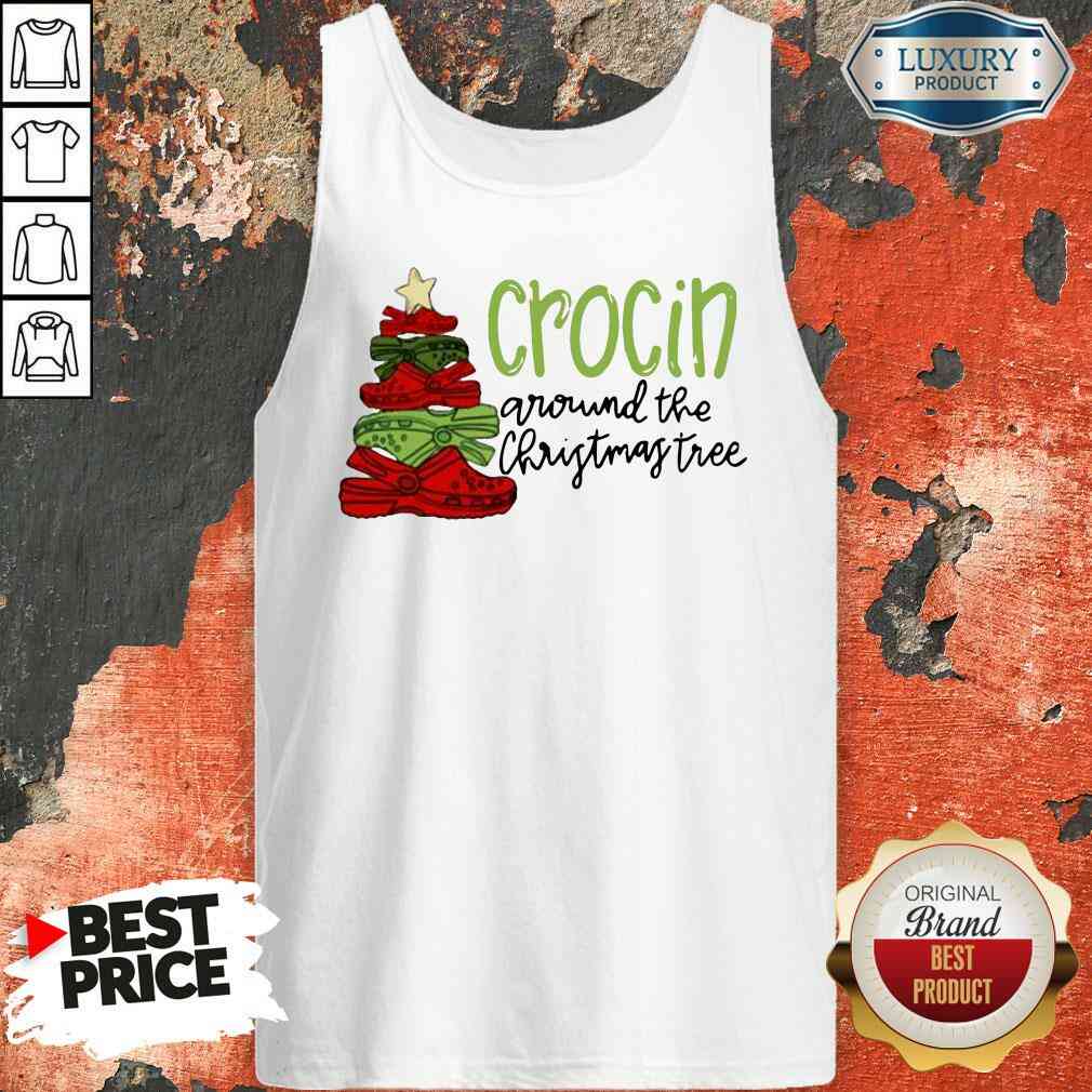 Funny Crocin Around The Christmas Tree Shirt