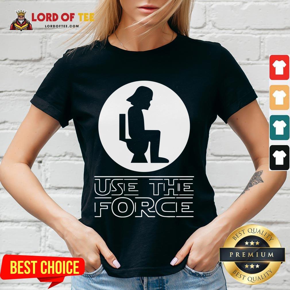 Funny Darth Vader Toilet Use The Force Shirt