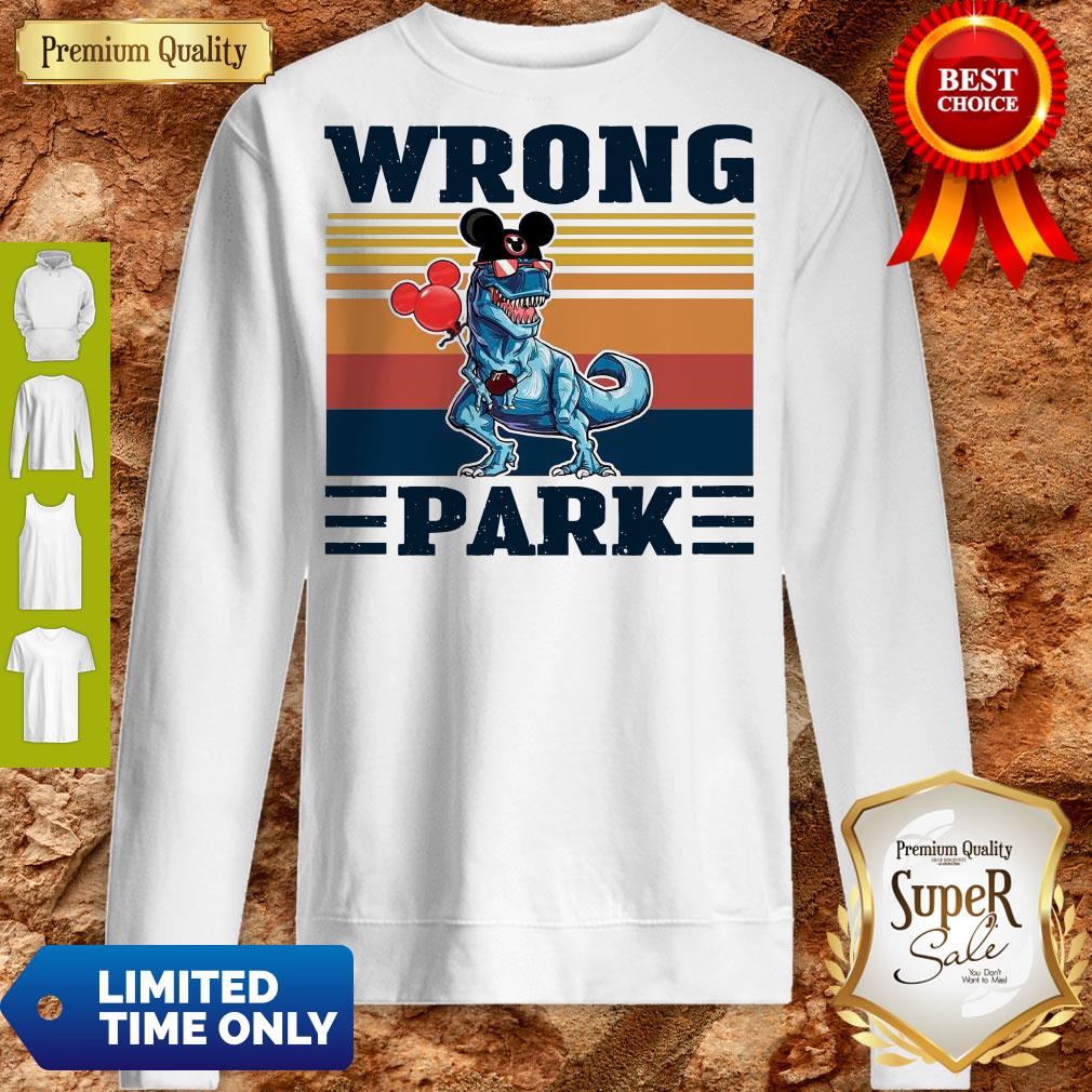 Funny Dinosaur T Rex Mickey Wrong Park Vintage Shirt