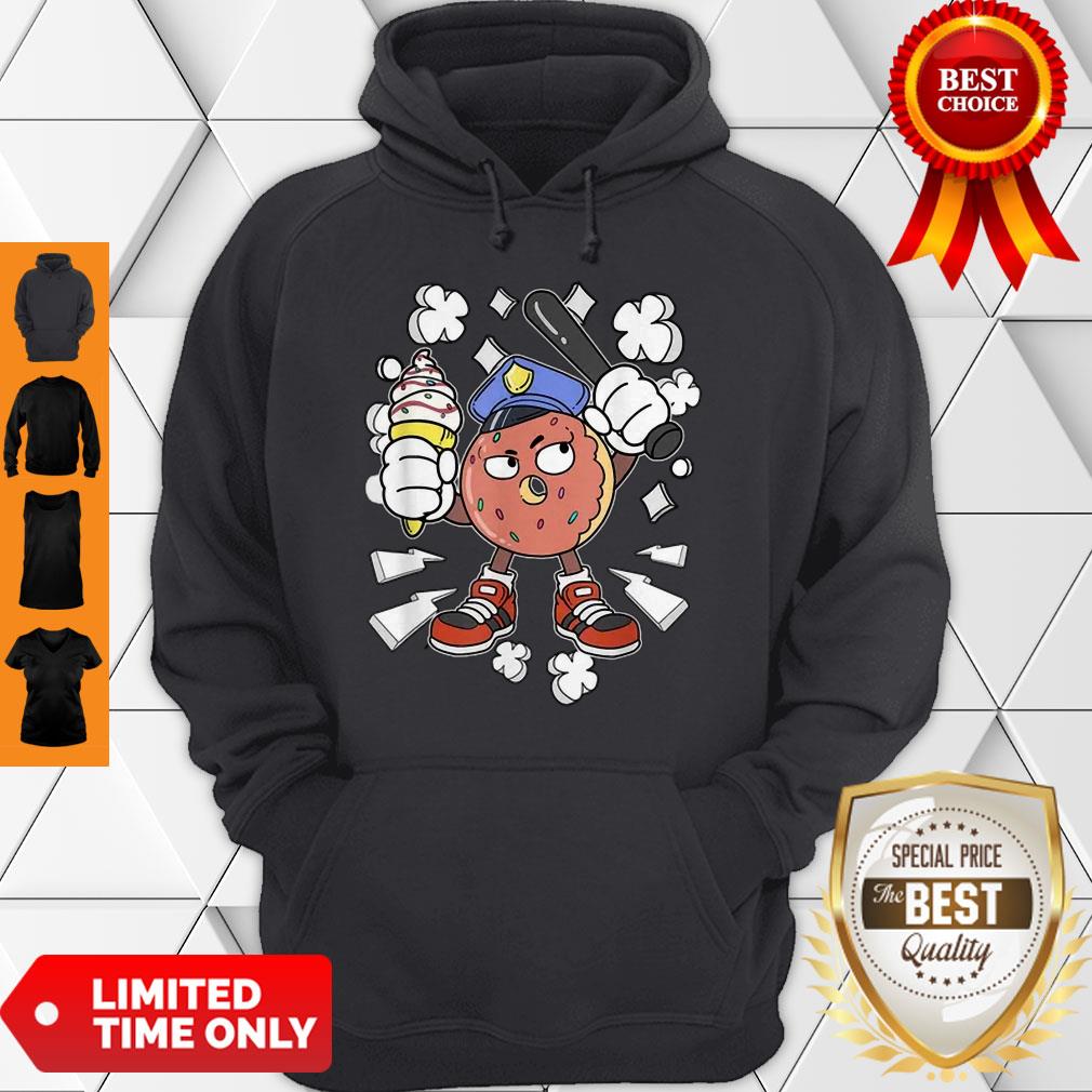 Funny Donut Cop Candy Police Officer Ice Cream Sweet Patrol Shirt