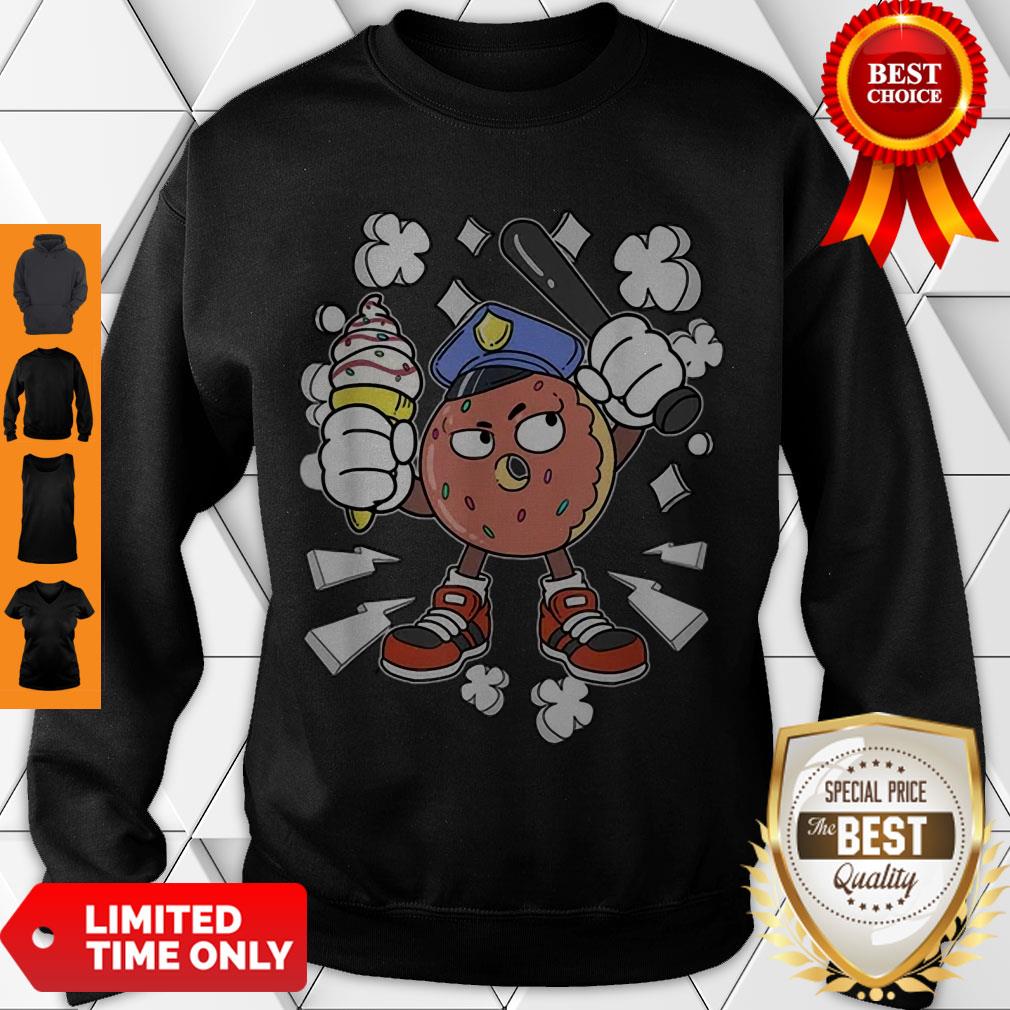 Funny Donut Cop Candy Police Officer Ice Cream Sweet Patrol Shirt