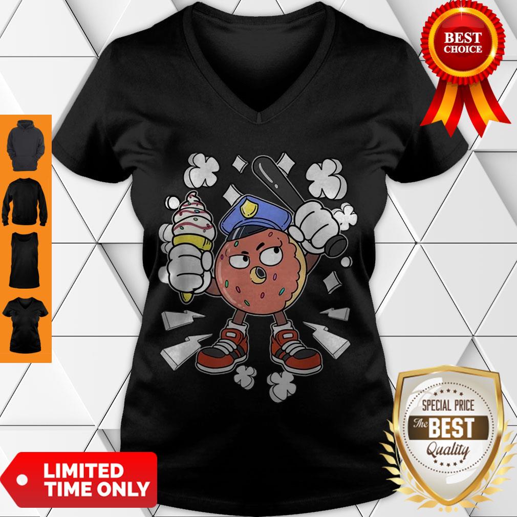 Funny Donut Cop Candy Police Officer Ice Cream Sweet Patrol Shirt