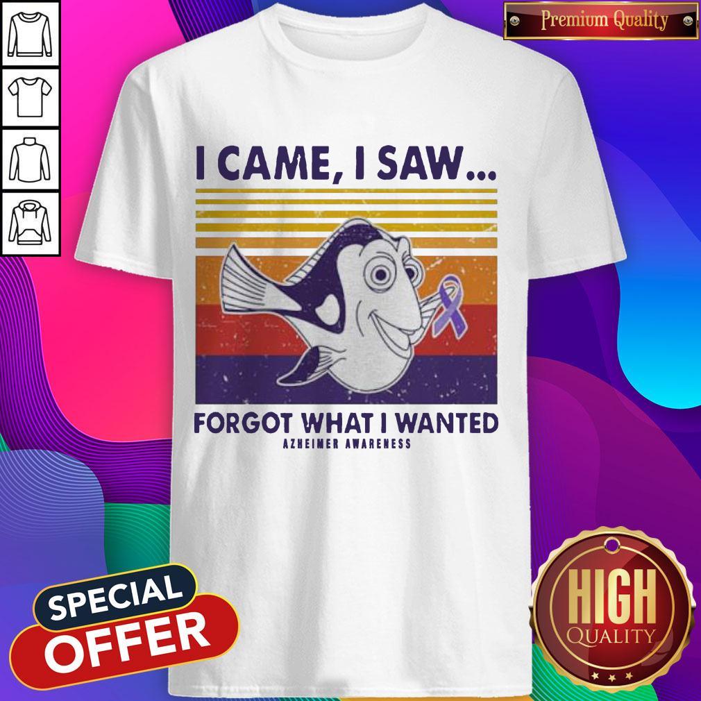 Funny Dory I Came I Saw I Forgot What I Wanted Vintage Shirt