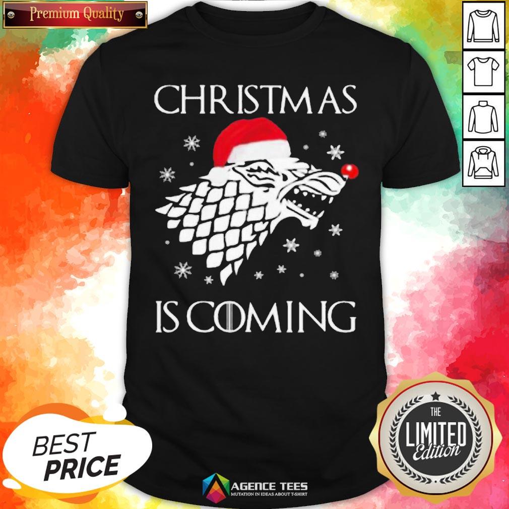Funny Game Of Thrones Christmas Is Coming Shirt