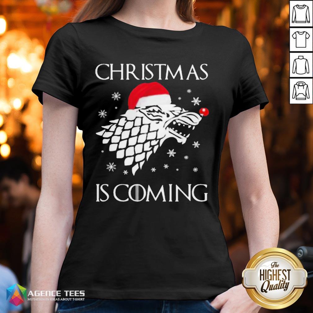 Funny Game Of Thrones Christmas Is Coming Shirt