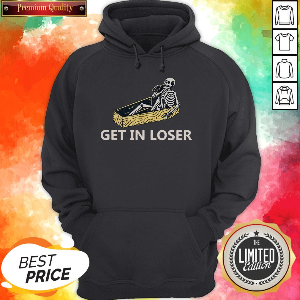 Funny Get in Loser Funny Goth Coffin Gift Shirt