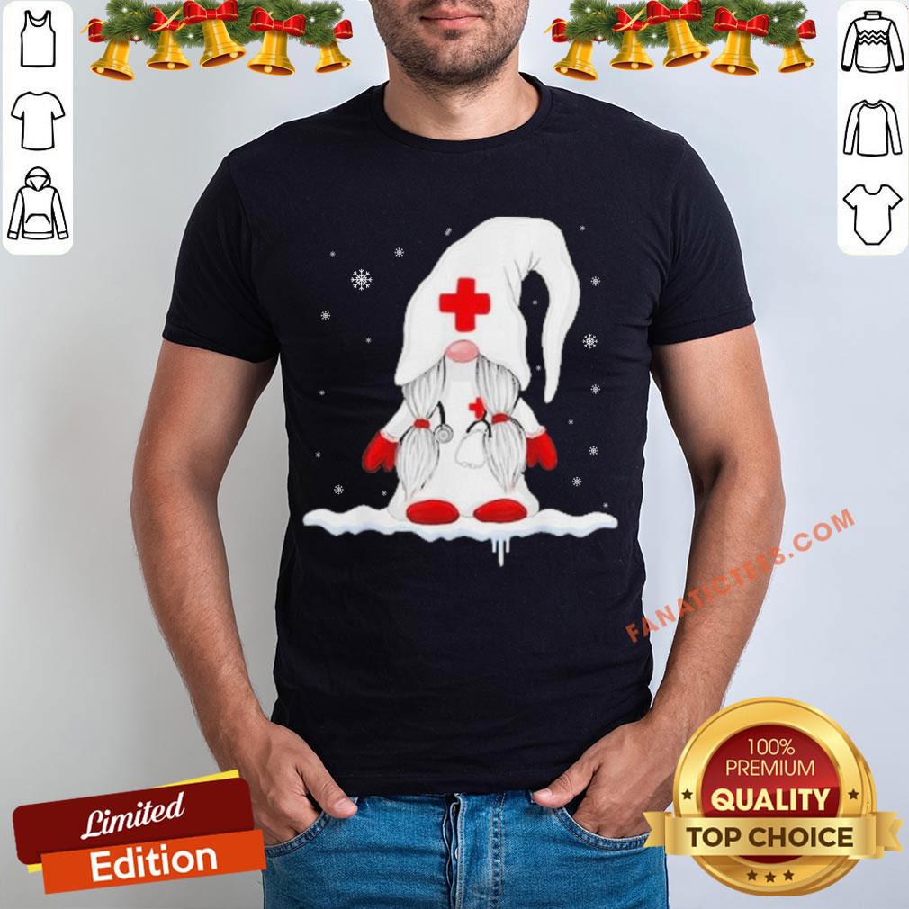Funny Gnome Nurse Christmas Sweater Shirt