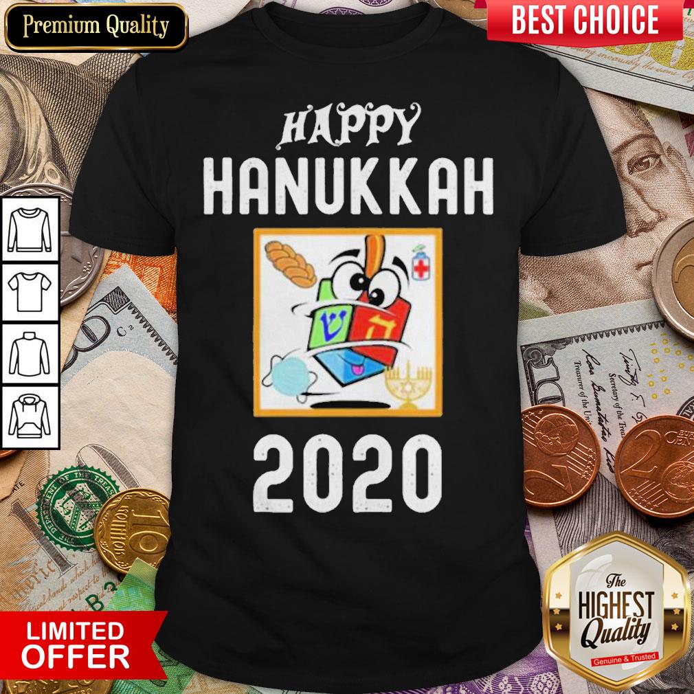 Funny Hanukkah 2020 Sanitizer And Challah Shirt