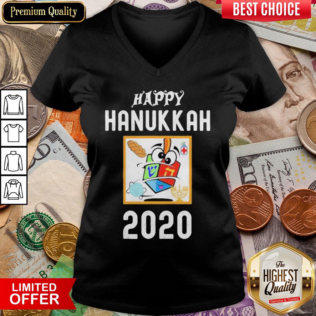 Funny Hanukkah 2020 Sanitizer And Challah Shirt