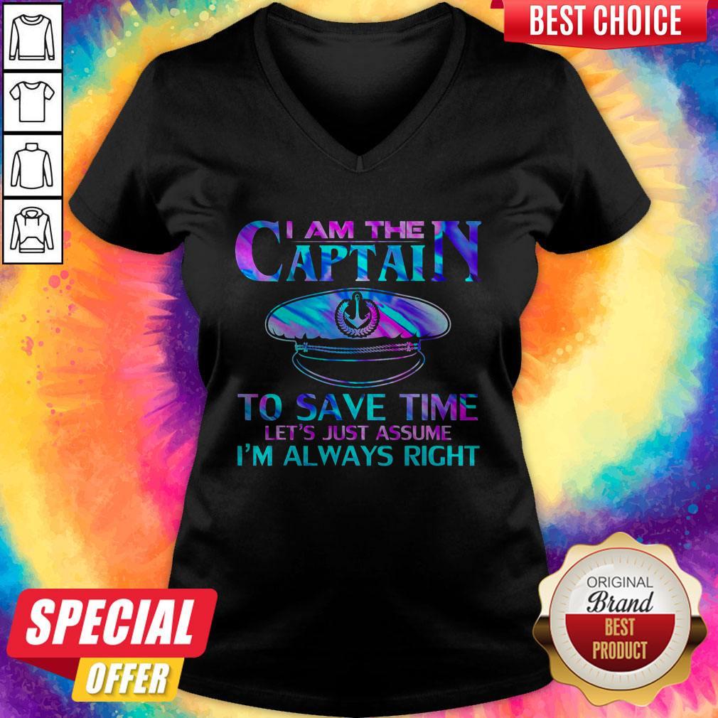 Funny I Am The Captain To Save Time Shirts