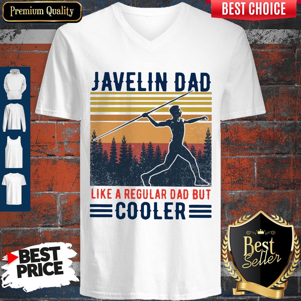 Funny Javelin Dad Like A Regular Dad But Cooler Vintage Shirt