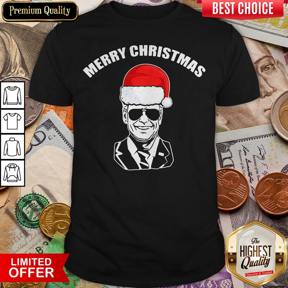 Funny Joe Biden Santa Merry Christmas Shirt