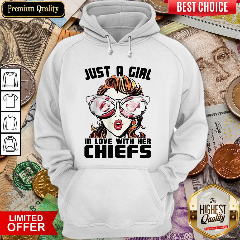 Funny Just A Girl In Love With Her Chiefs Shirt