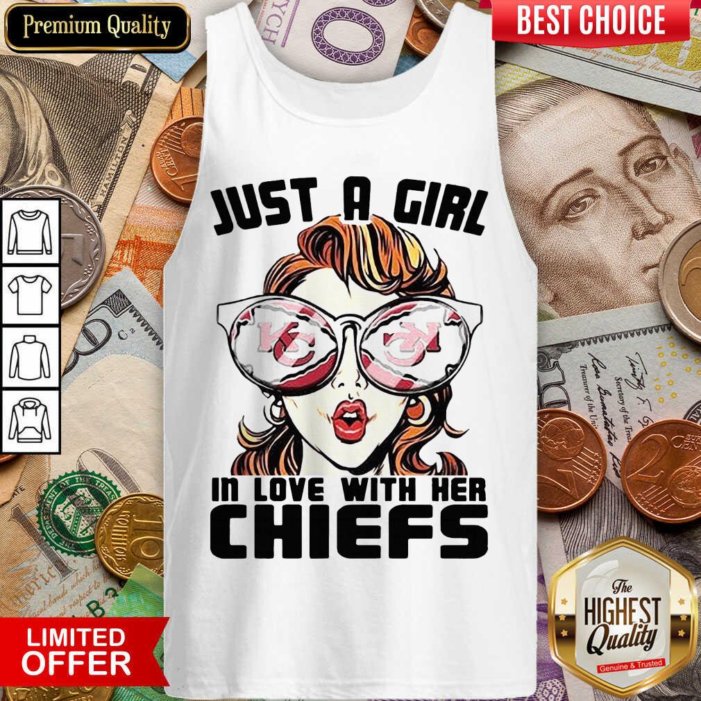 Funny Just A Girl In Love With Her Chiefs Shirt