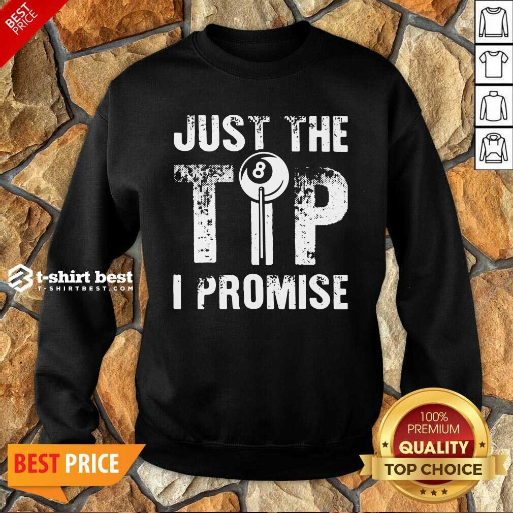 Funny Just The Tip 8 Ball Pool Billiards I Promise Shirt
