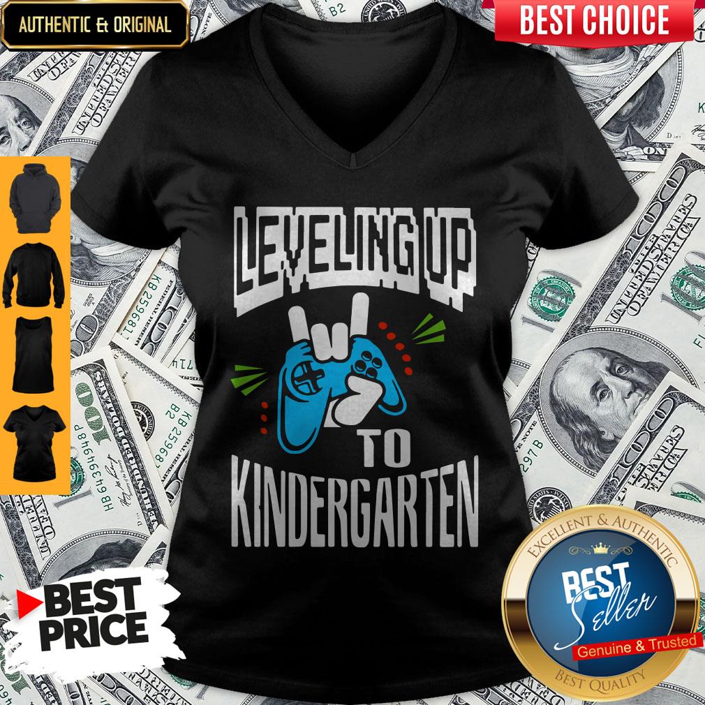 Funny Leveling Up To Kindergarten Shirt