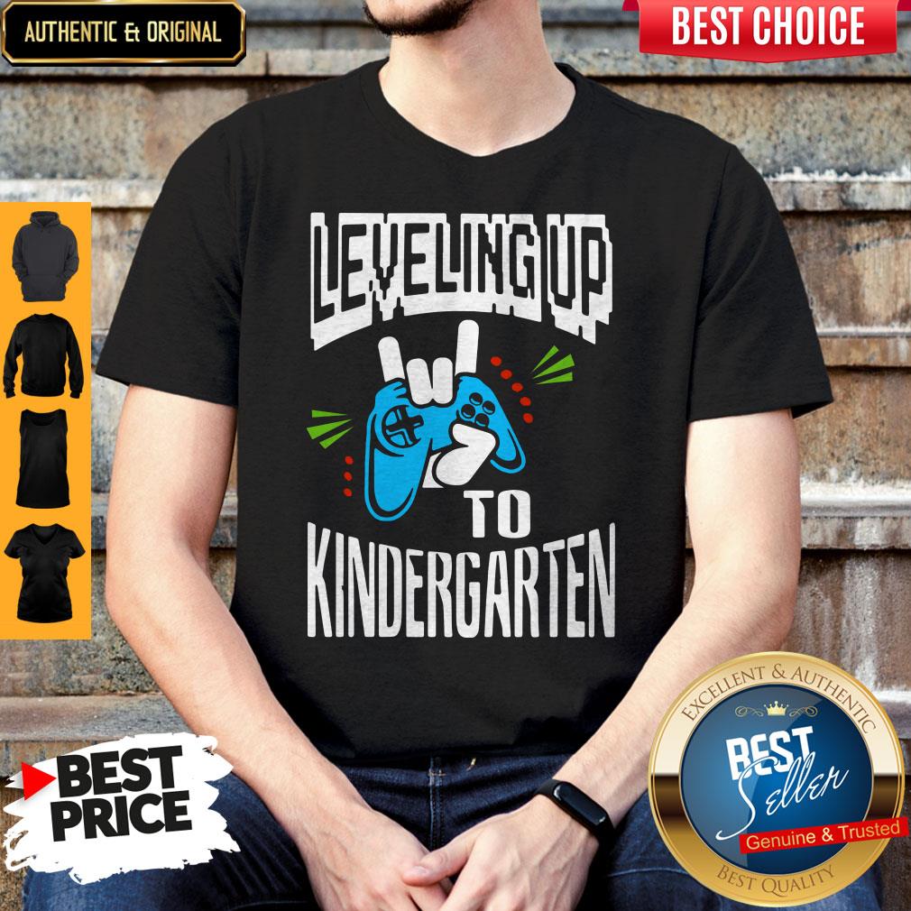 Funny Leveling Up To Kindergarten Shirt