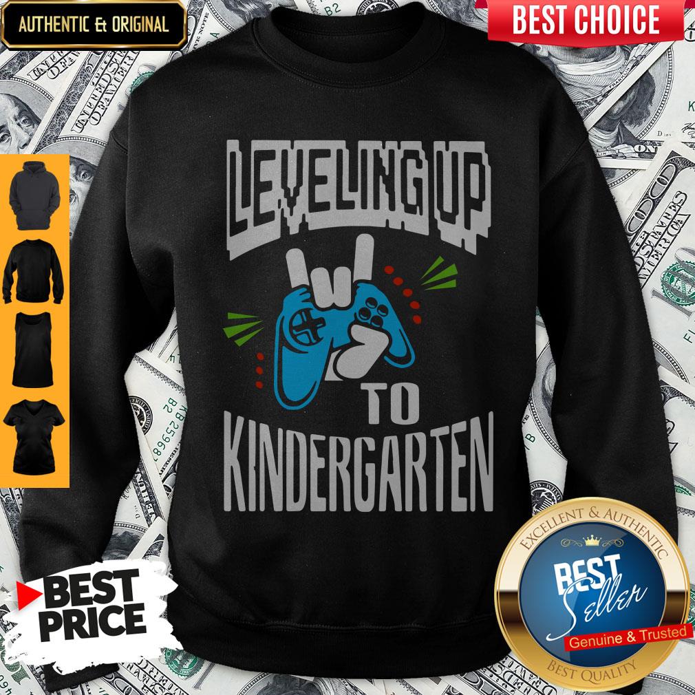 Funny Leveling Up To Kindergarten Shirt