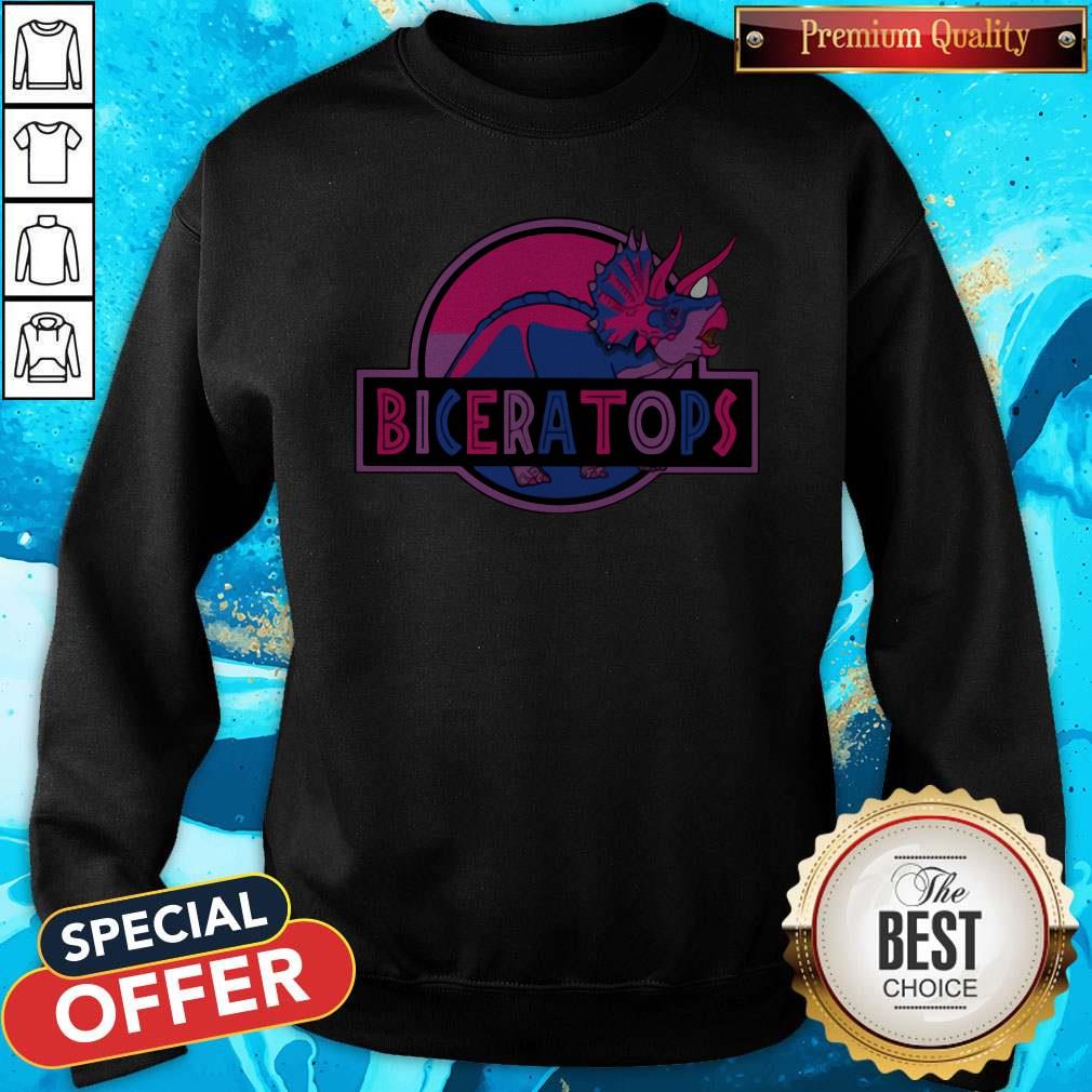 Funny LGBT Biceratops Shirt