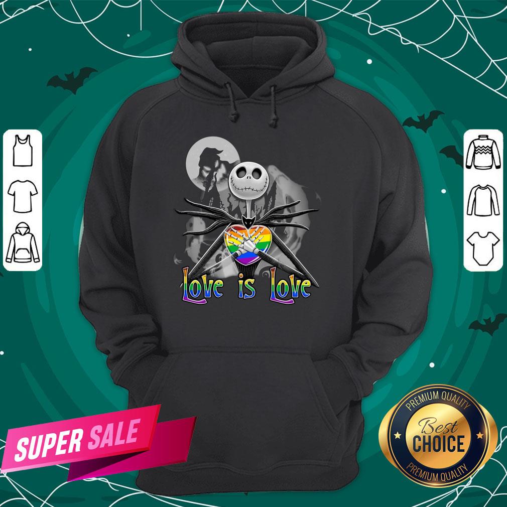 Funny Love Is Love Jack Skellington LGBT Pride Shirt