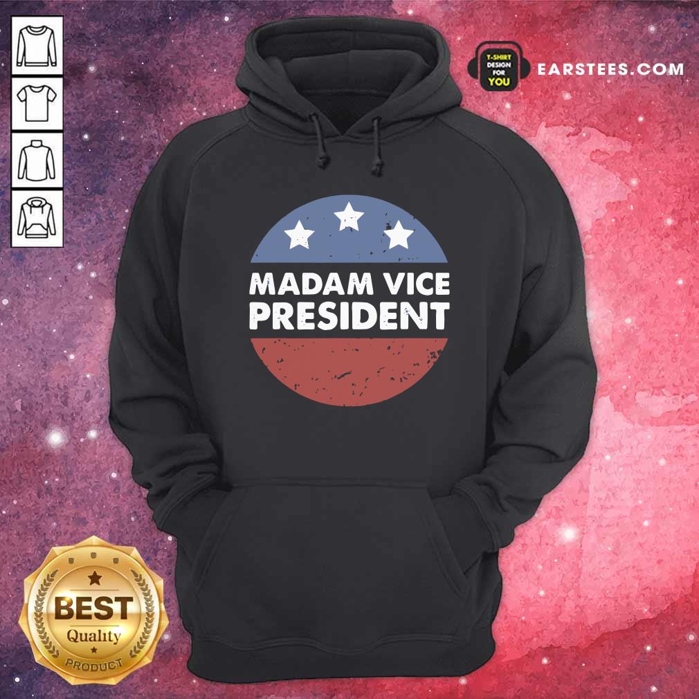 Funny Madam Vice President Election Stars Circle Vintage Shirt